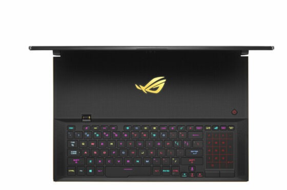 Ultratenký herní notebook ROG Zephyrus S s grafikami Nvidia GeForce RTX