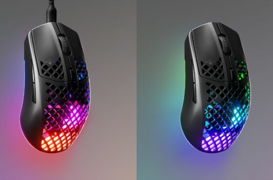 Ultralehké děrované myši SteelSeries Aerox 3 i v bezdrátové variantě