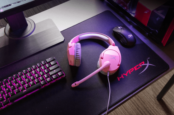 HyperX: herní headset Cloud Stinger v růžové