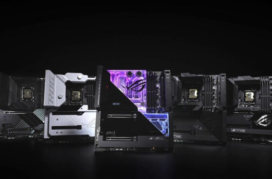 Asus představil základní desky Intel ROG, zdroje, prémiové monitory a další herní vybavení