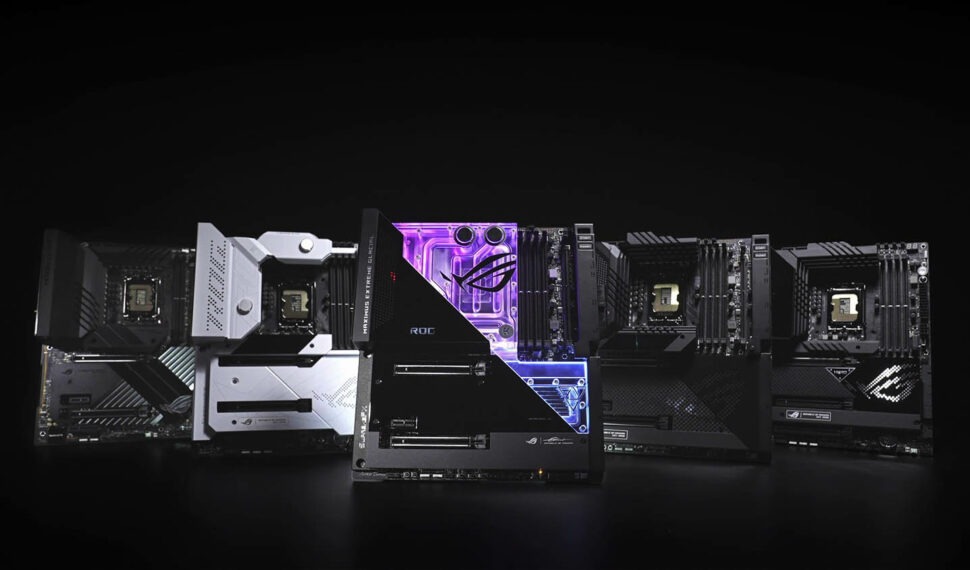 Asus představil základní desky Intel ROG, zdroje, prémiové monitory a další herní vybavení