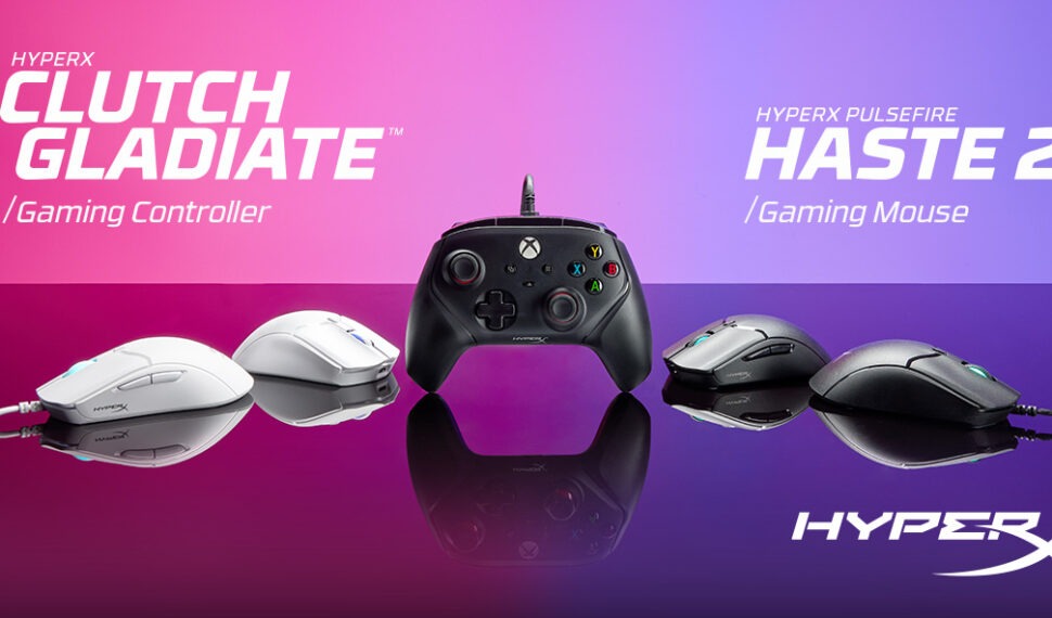 HyperX na veletrhu CES 2023: Ovladač pro Xbox Clutch Gladiate a herní myši  Haste 2